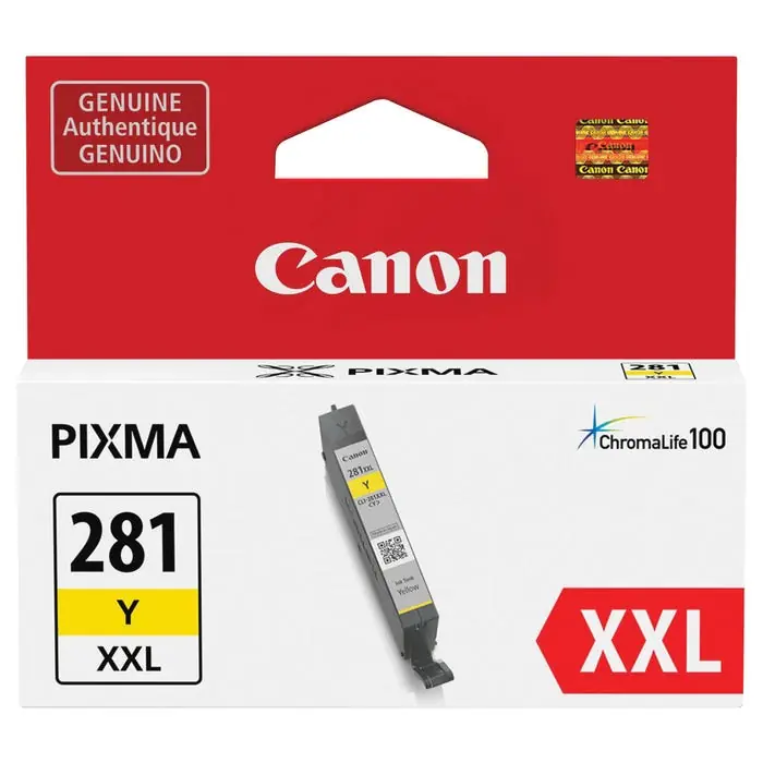 Canon PIXMA CLI-281 Ink Cartridge, Yellow Bulk Order